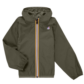 Textil Criança Corta vento K-Way LE VRAI PETIT CLAUDE 4.0 100 % NYLON RECYCLED Cáqui