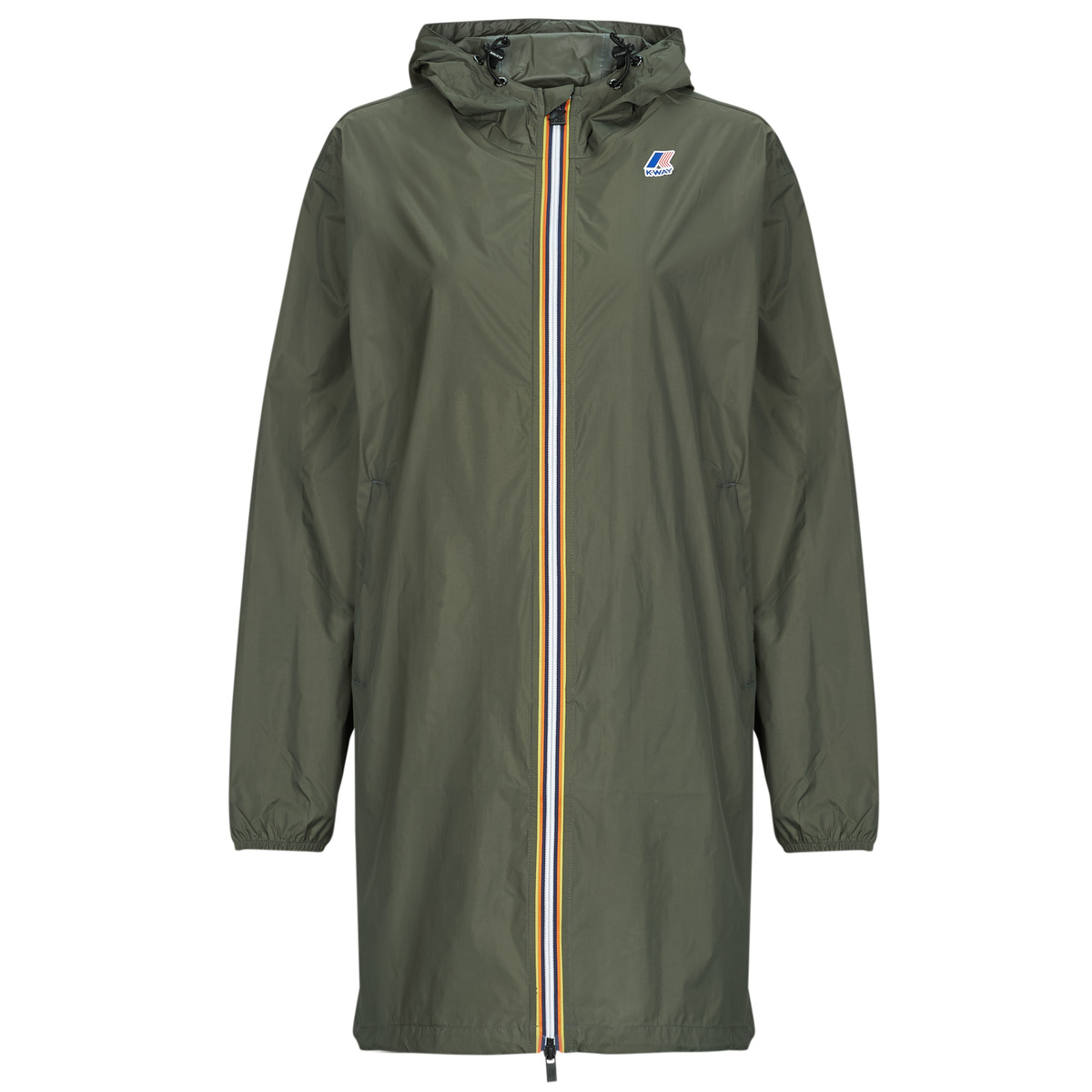 Textil Corta vento K-Way LE VRAI 4.0 EIFFEL EAST 100% NYLON RECYCLED Cáqui