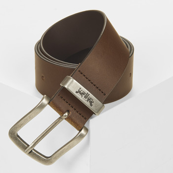 Acessórios Homem Cinto Levi's METAL TWO HORSE KEEPER BELT Castanho