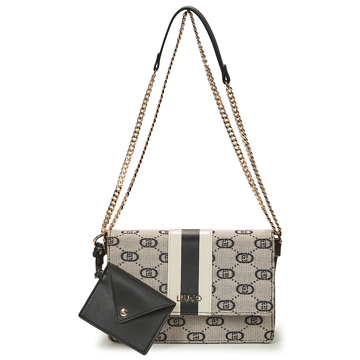Malas Mulher Bolsa de ombro Liu Jo AA5158 CROSSBODY Preto / Branco