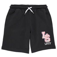 Textil Rapaz Shorts / Bermudas Levi's JOGGER FRENCH TERRY SHORT Preto