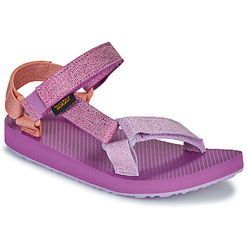 Sapatos Criança Sandálias Teva Original Universal Metallic Rosa / Violeta
