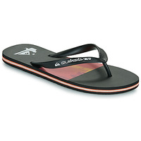 Sapatos Homem Chinelos Quiksilver MOLOKAI STRIPE 25 Preto / Laranja