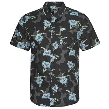 Textil Homem Camisas mangas curtas Quiksilver APERO CLASSIC SS Preto / Azul