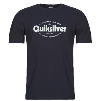 Textil Homem T-Shirt mangas curtas Quiksilver EV SHAPE ALL DAY SS Marinho