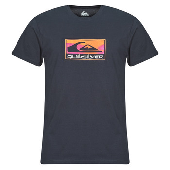 Textil Homem T-Shirt mangas curtas Quiksilver EV GRADIENT BOX SS Preto