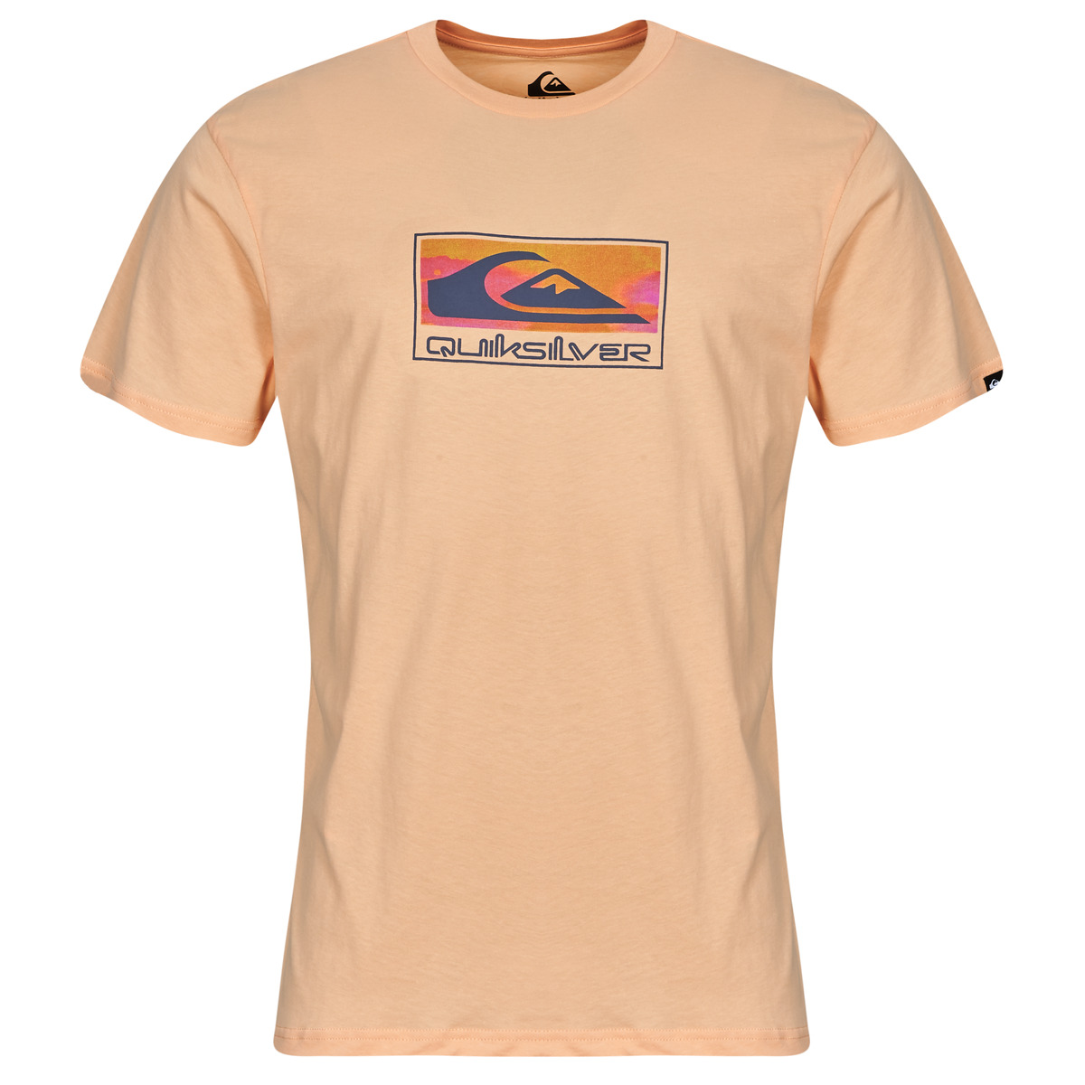 Textil Homem T-Shirt mangas curtas Quiksilver EV GRADIENT BOX SS Rosa