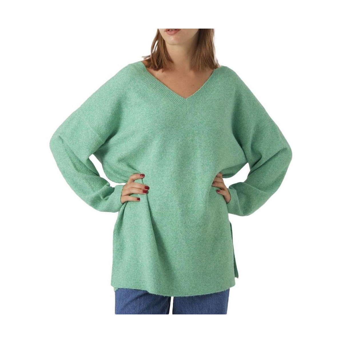 Textil Mulher camisolas Vero Moda  Verde