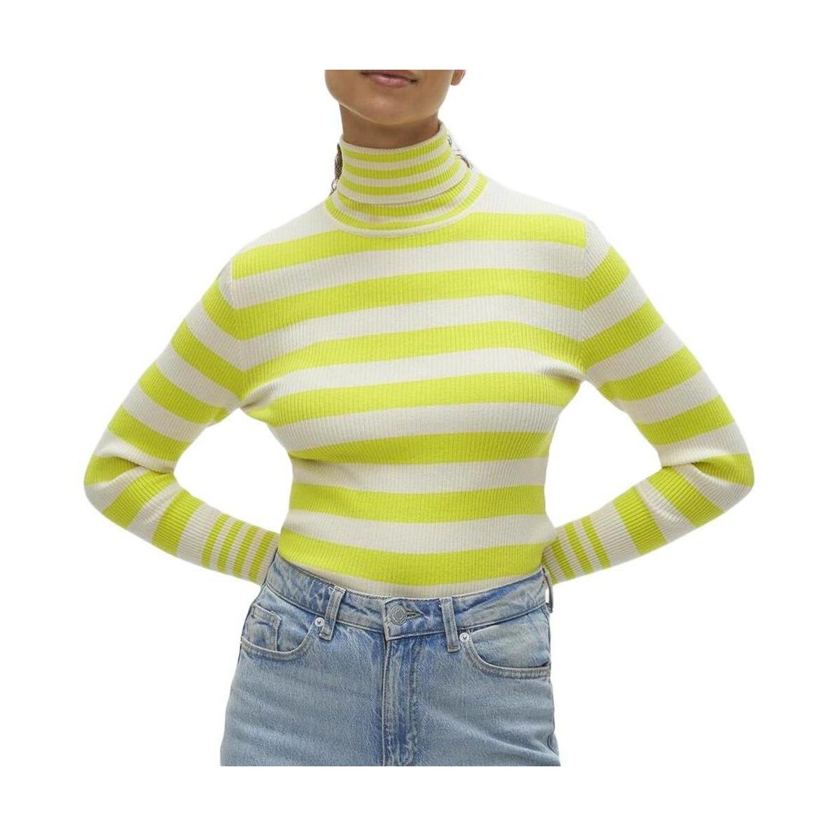 Textil Mulher camisolas Vero Moda  Verde