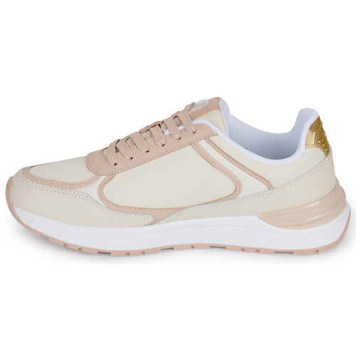 Tommy Hilfiger CASUAL FASHION RUNNER LTHR Branco / Rosa