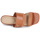 Sapatos Mulher Sandálias Tommy Hilfiger LEATHER & SUEDE BLOCK HEEL MULE Conhaque