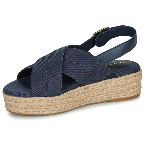 Tommy Hilfiger DENIM ESPADRILLE PLATFORM SANDAL Marinho