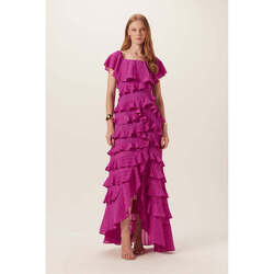 Textil Mulher Vestidos Dimy VES31262-24-1 Rosa