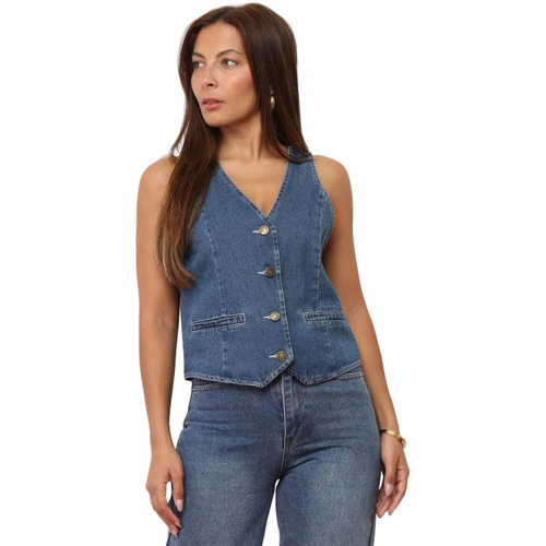 Textil Mulher Casacos/Blazers La Modeuse 72436_P170022 Azul