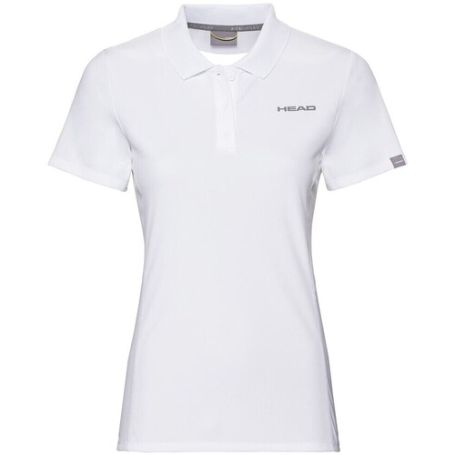 Textil Mulher T-Shirt mangas curtas Head Club Technical Branco
