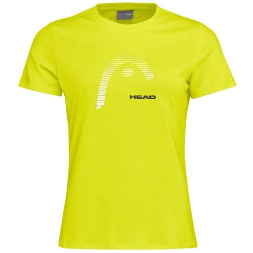 Textil Mulher T-Shirt mangas curtas Head Club 22 Lara Amarelo