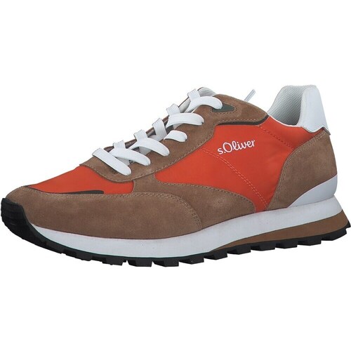 Sapatos Homem Sapatilhas S.Oliver 51366720639 Cor bege, Cor de laranja