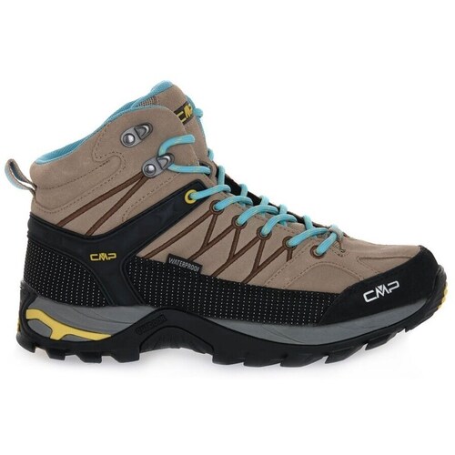 Cmp Rigel Mid Wmn Azul, Preto, Cor bege
