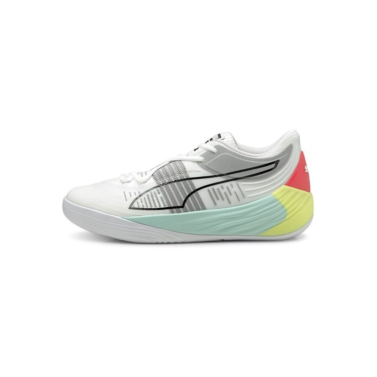 Sapatos Homem Sapatilhas de basquetebol Puma Fusion Nitro Branco, Cinzento, Verde claro, Vermelho, Amarelo