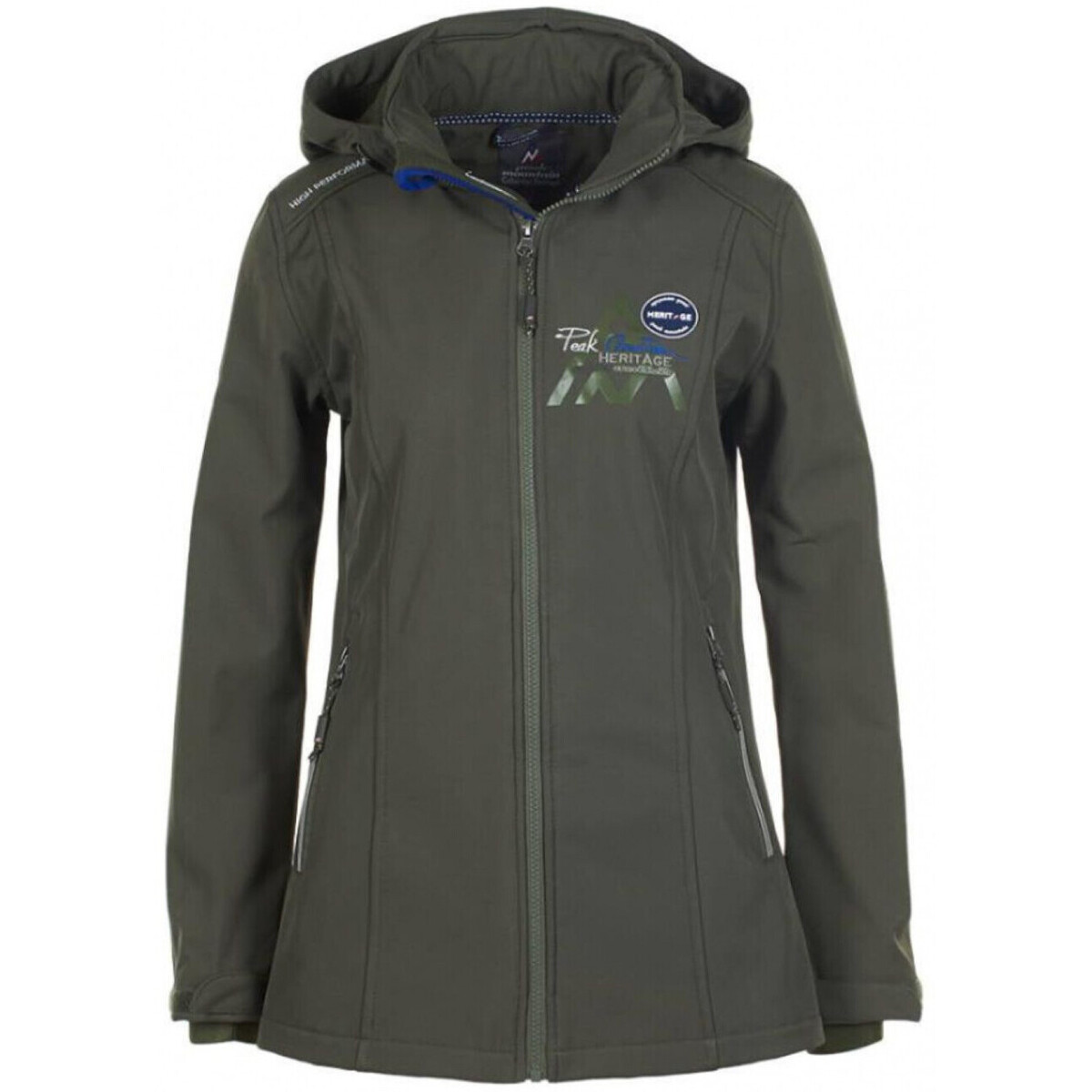 Textil Mulher Jaquetas Peak Mountain Blouson softshell femme AMONT Cáqui