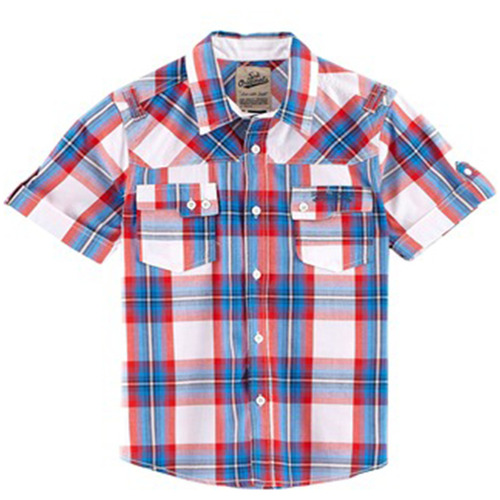 Textil Rapaz Camisas mangas curtas Srk Chemise manches courtes garçon EJAP Vermelho