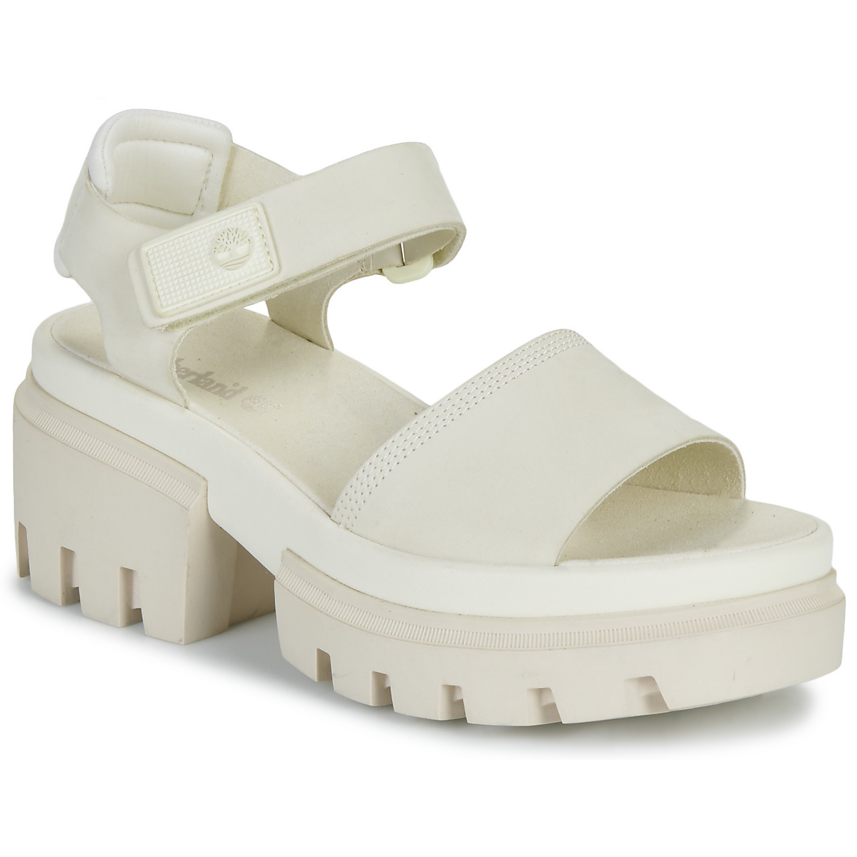 Sapatos Mulher Sandálias Timberland EVERLEIGH ANKLE STRAP Branco
