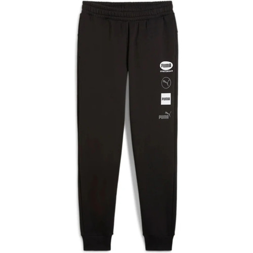 Textil Homem Calças de treino Puma POWER Graphic S Preto