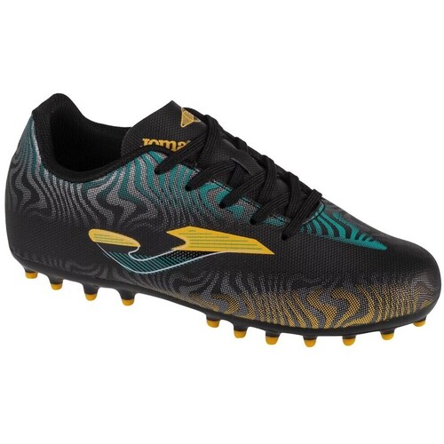 Sapatos Criança Chuteiras Joma Evolution Jr 2401 Ag Amarelo, Preto, Azul