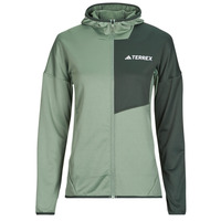 Textil Mulher Casaco polar adidas TERREX JE1365 Verde / Preto