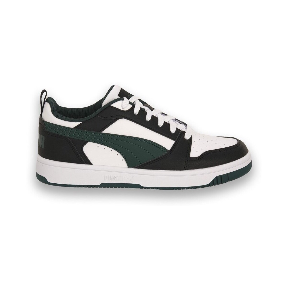 Sapatos Mulher Sapatilhas Puma 15 Rebound V6 Low Branco, Preto, Verde