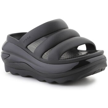 Sapatos Mulher Chinelos Crocs Mega Crush Triple Strap Preto