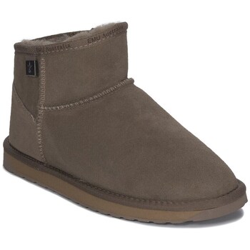 Sapatos Mulher Botas de neve EMU Australia Botki Damskie Platinum Slim Darling Mushroom Castanho