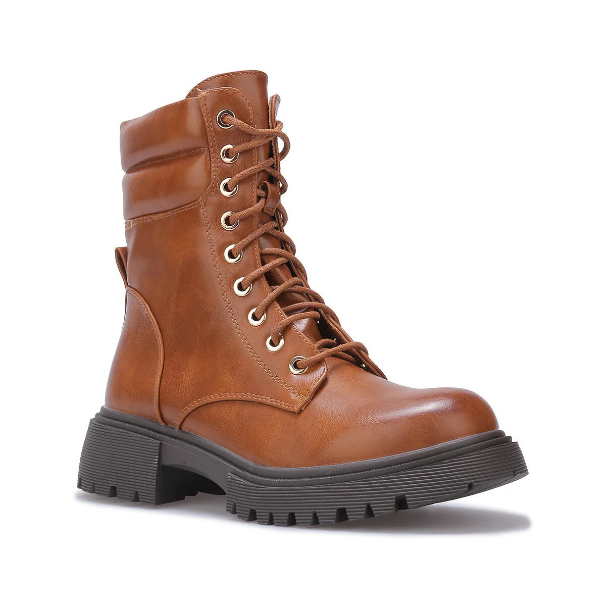 Sapatos Mulher Botins La Modeuse 72785_P171376 Castanho