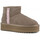Sapatos Mulher Botins Colors of California Platform boot spike stitching Castanho