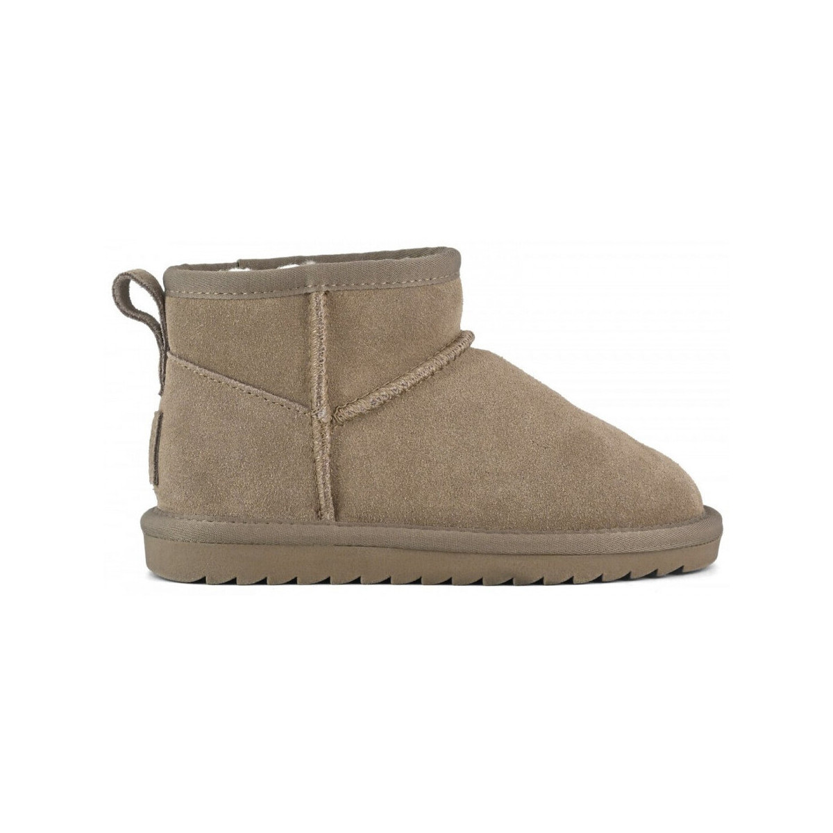 Sapatos Rapariga Botas Colors of California Short winter boot in suede Castanho