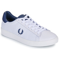 Sapatos Homem Sapatilhas Fred Perry SPENCER MESH / LEATHER Branco / Marinho