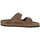 Sapatos Mulher Chinelos BIRKENSTOCK  Castanho