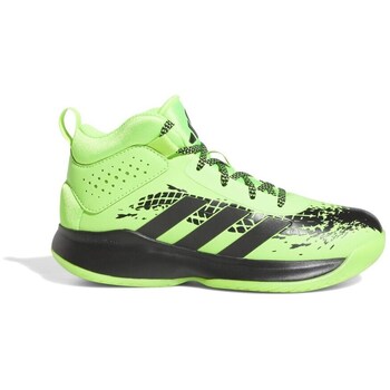 Sapatos Criança Chuteiras adidas Originals Cross Em Up 5 Preto, Verde claro