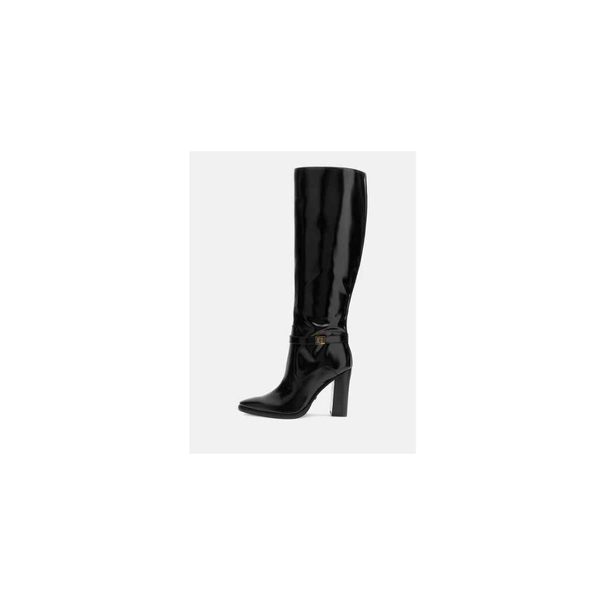 Sapatos Mulher Botas Guess FLFLDY ELE11-BLACK Preto