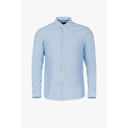 Textil Homem Camisas mangas comprida Tiffosi 10038951-736-3-1 Azul