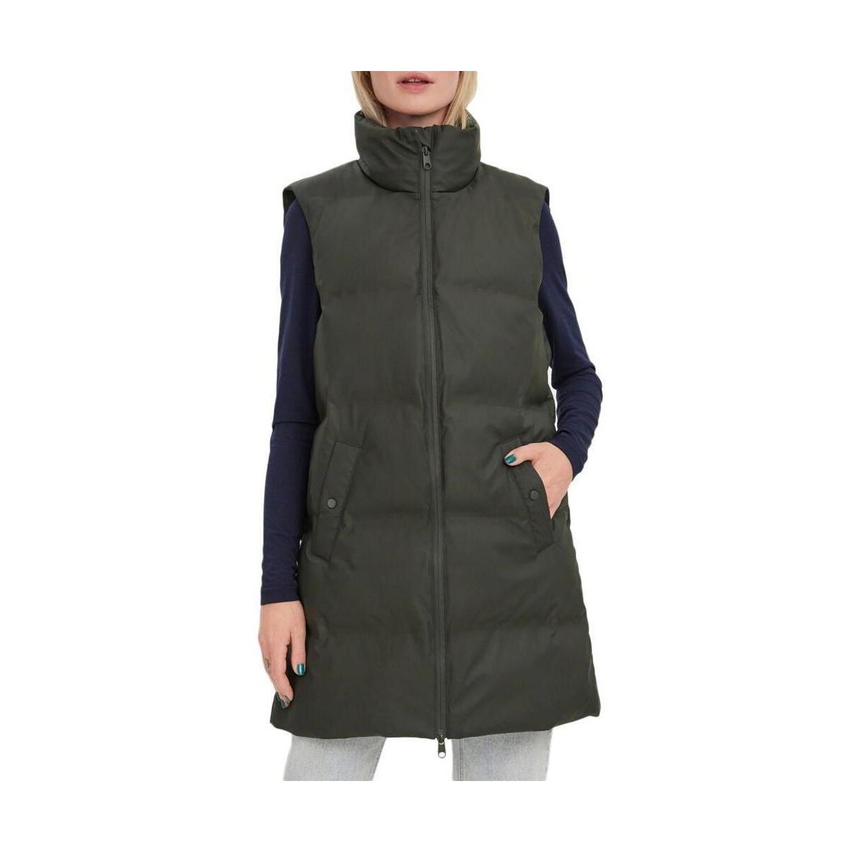 Textil Mulher Quispos Vero Moda  Castanho