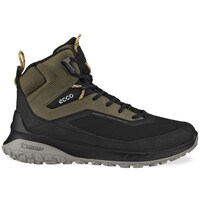 Sapatos Homem Sapatos de caminhada Ecco Ult-trn Mid Preto, Verde azeitona