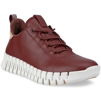 Sapatos Mulher Running Ecco Sneaker Gruuv Lea Bordô