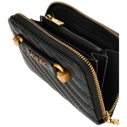 Guess SELA SLG MEDIUM ZIP AROUND Preto