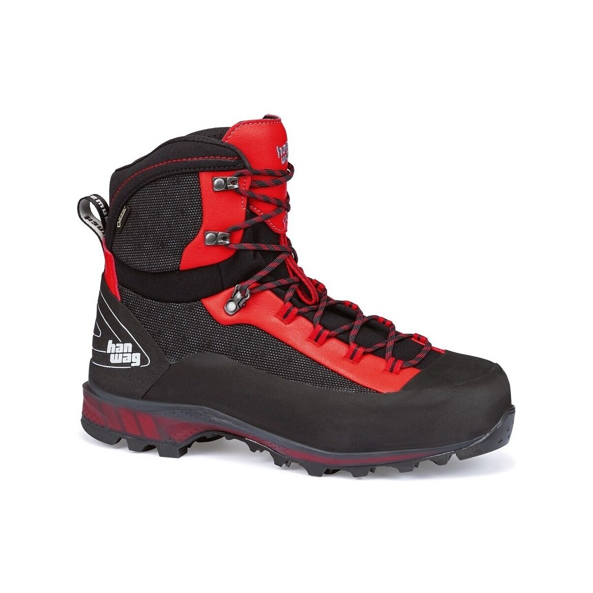 Sapatos Homem Sapatilhas de cano-alto Hanwag Ferrata Ii Gtx Preto, Vermelho