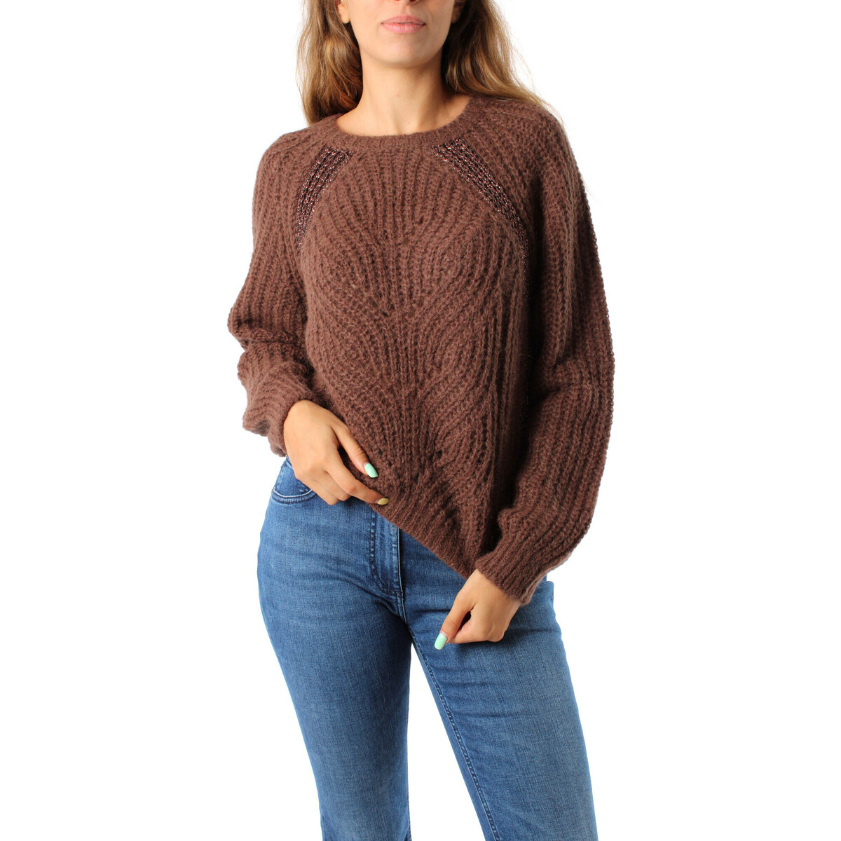 Textil Mulher Sweats Liu Jo WF4527MAG71 Castanho