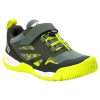 Sapatos Criança Sapatilhas Jack Wolfskin Villi Action Low Verde, Amarelo
