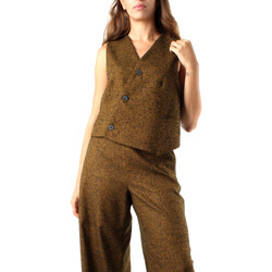 Textil Mulher Casacos de malha Niu' AW24609T049 Bege