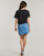 Textil Mulher T-Shirt mangas curtas Morgan DFUTUR Preto