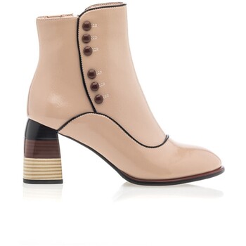 Sapatos Mulher Botins Rock Away 34853 BEIGE